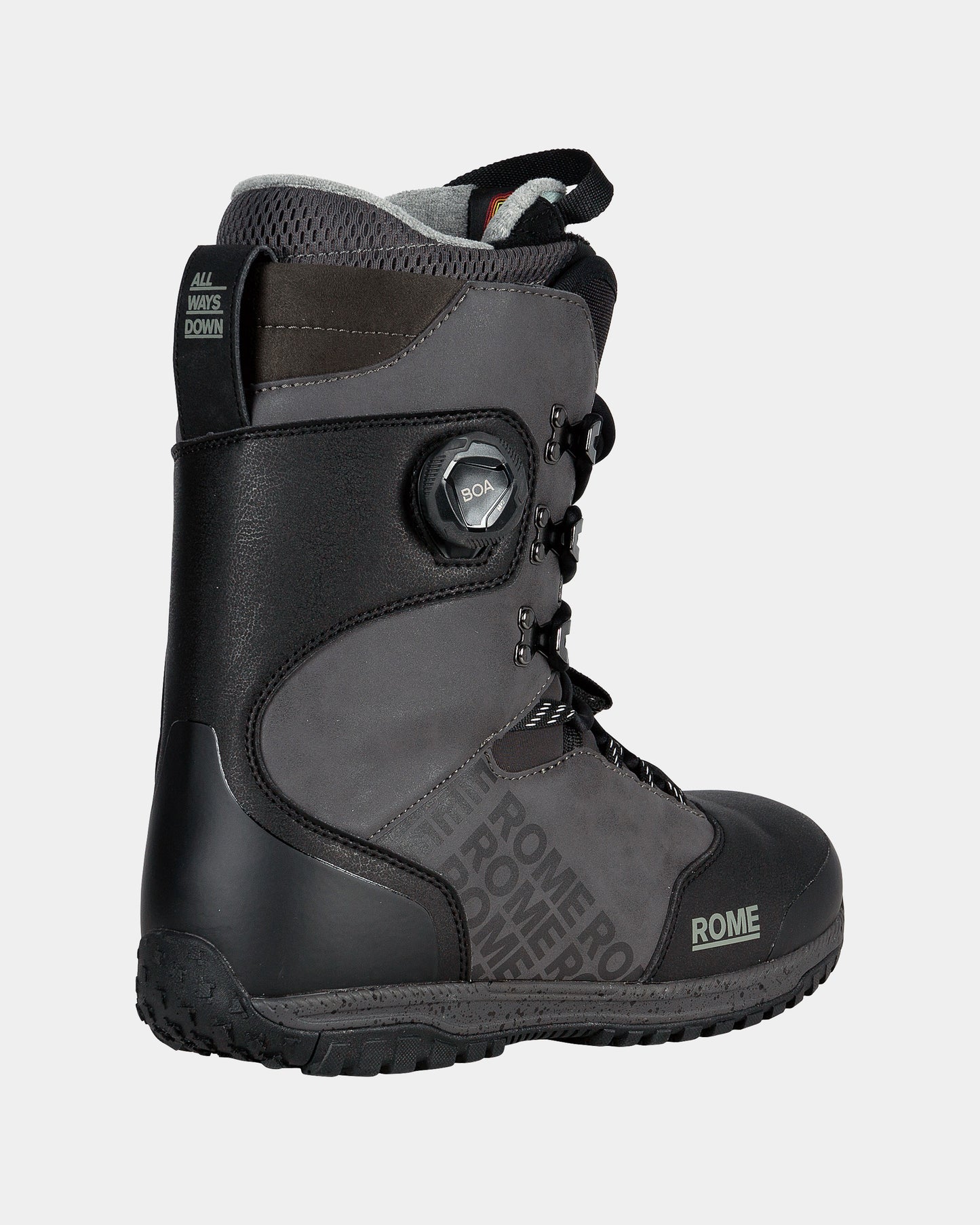 ROME BODEGA HYBRID BOA BLACK BOOT 2025