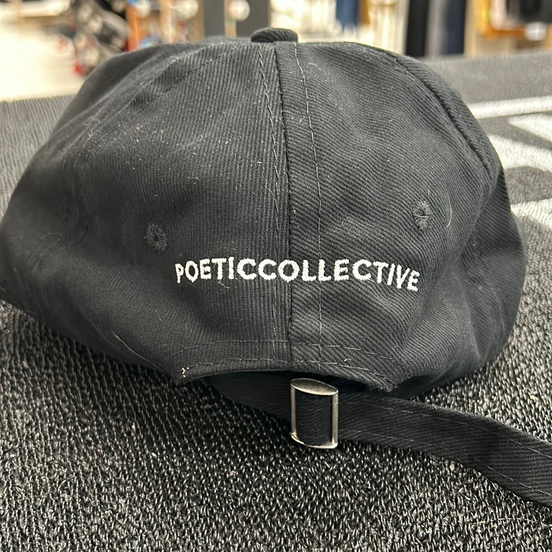 POETIC COLLECTIVE CLASSIC CAP BLACK WHITE