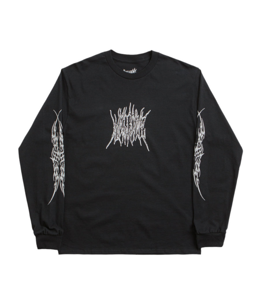 WELCOME CHASM LONGSLEEVE TEE BLACK