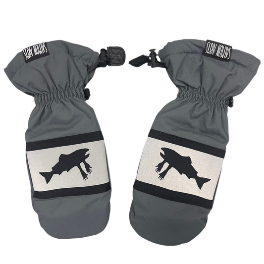 SALMON ARMS CLASSIC MITT HI VIS GREY