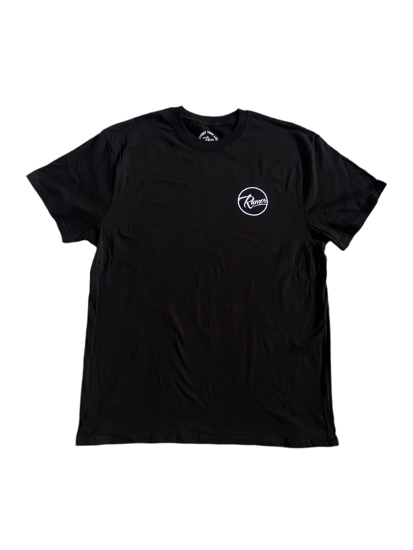 RUMOR MENS CIRCLE TEE BLACK