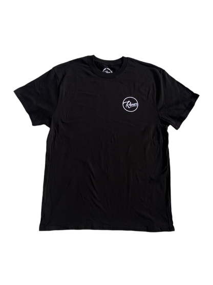 RUMOR MENS CIRCLE TEE BLACK