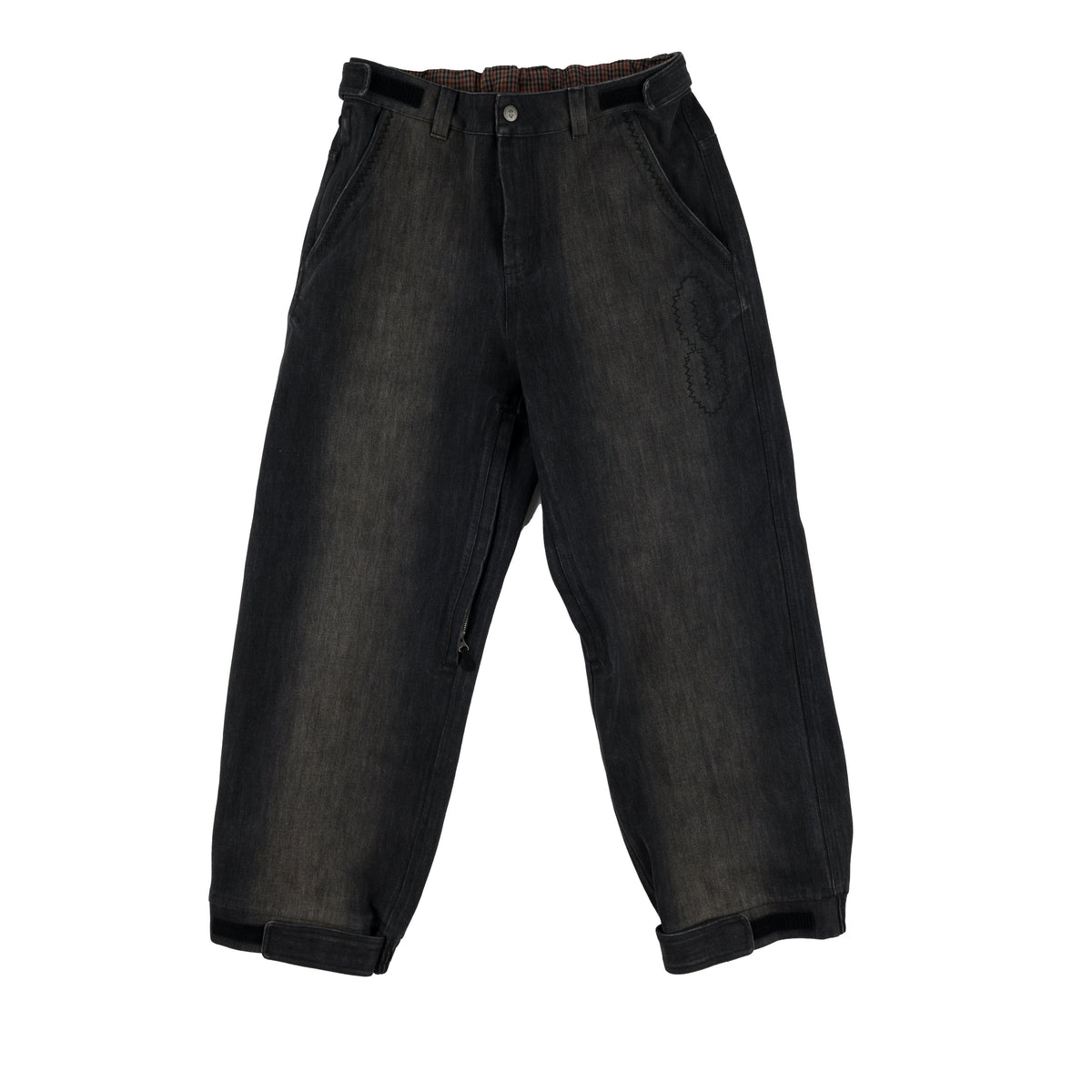 SOUVENIR 3 PLY DENIM PANT BLACK 2027