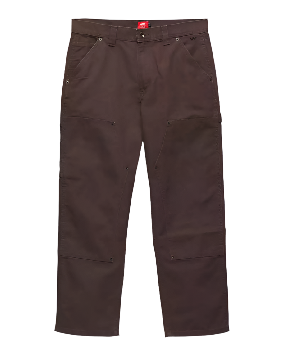 VANS SKATE DRILL CHORE AVE LOOSE FIT CARPENTER PANTS CHOCOLATE BROWN