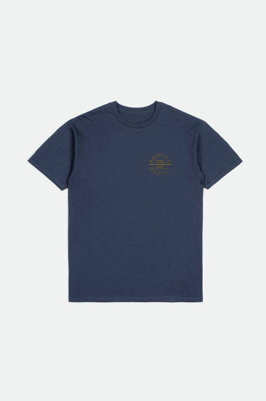 BRIXTON OATH V SST WASHED NAVY/GOLD/CHARCOAL