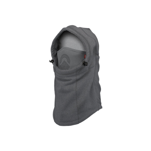 AIRHOLE AIRHOOD POLAR FLEECE LASER CHARCOAL