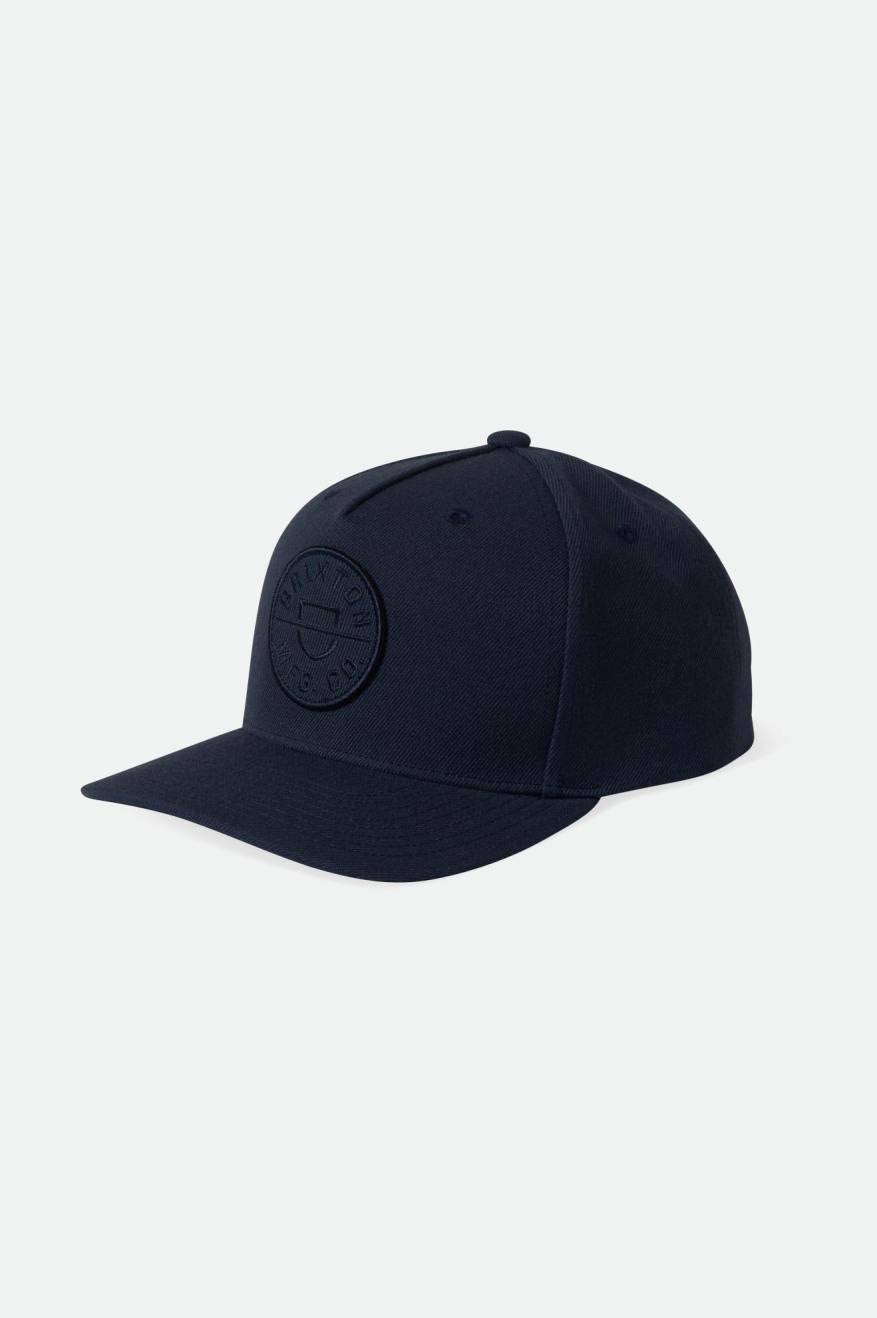 BRIXTON CREST C MP SNAPBACK WASHED NAVY