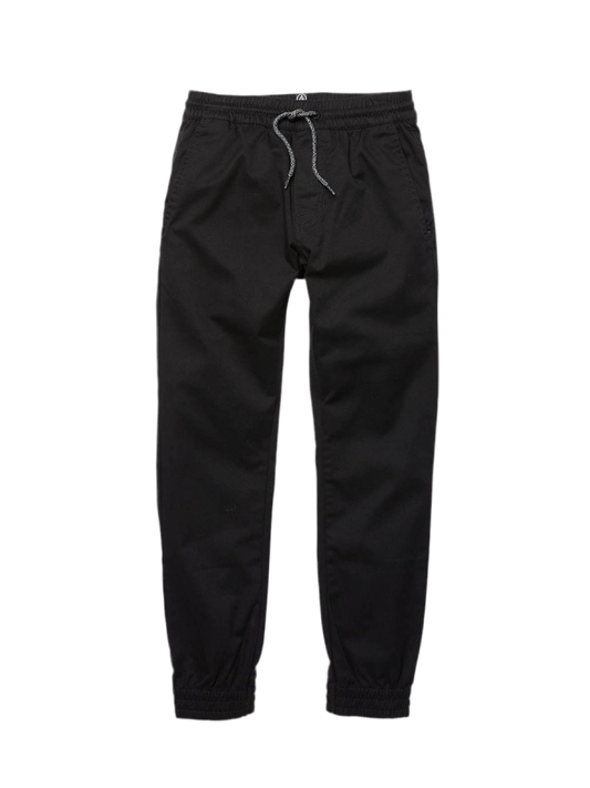 VOLCOM YOUTH FRICKIN SLIM JOGGER BLACK