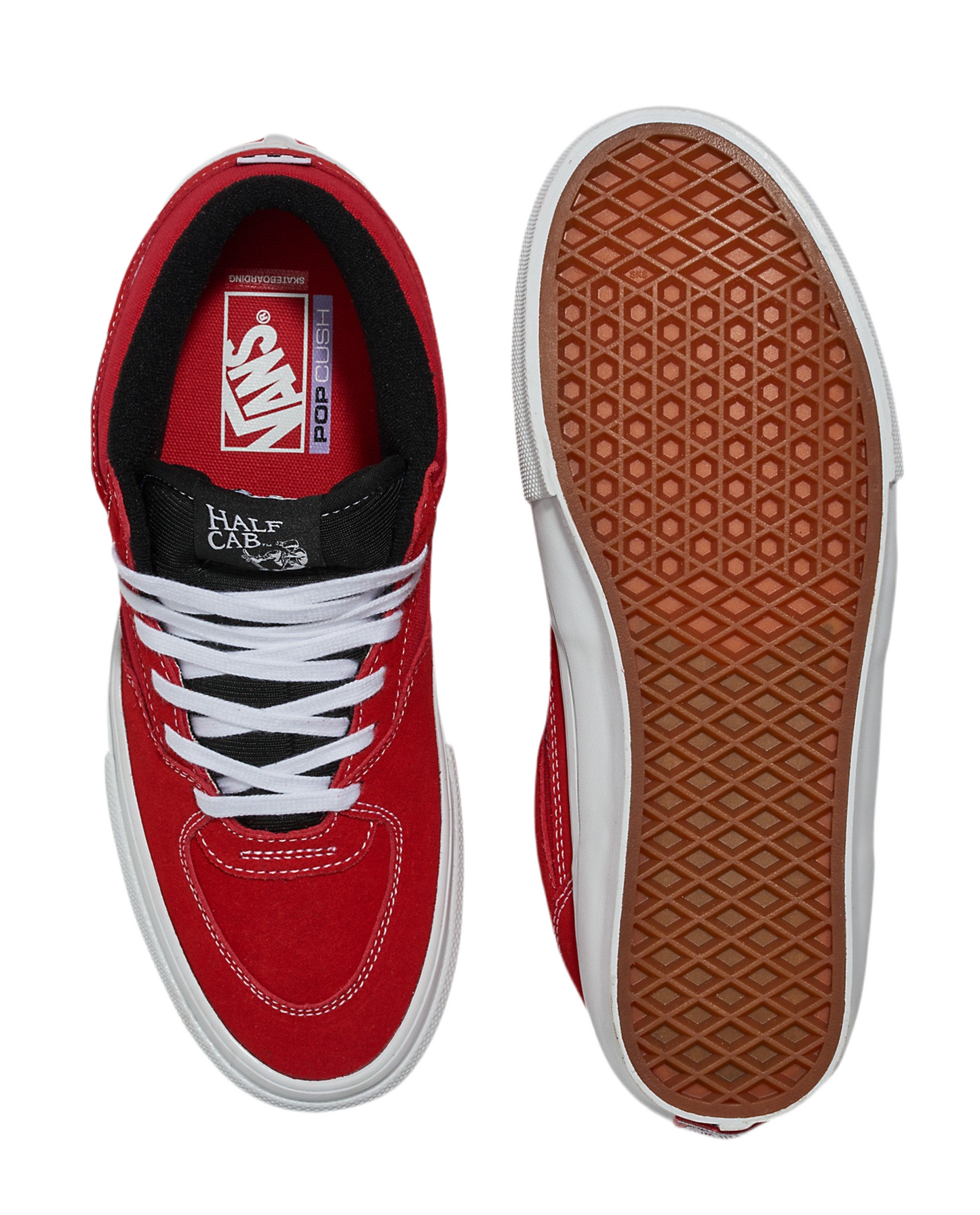 VANS SKATE DEMI CAB ROUGE/BLANC