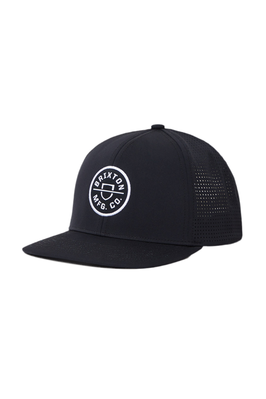 BRIXTON CREST X MP SNAPBACK NOIR