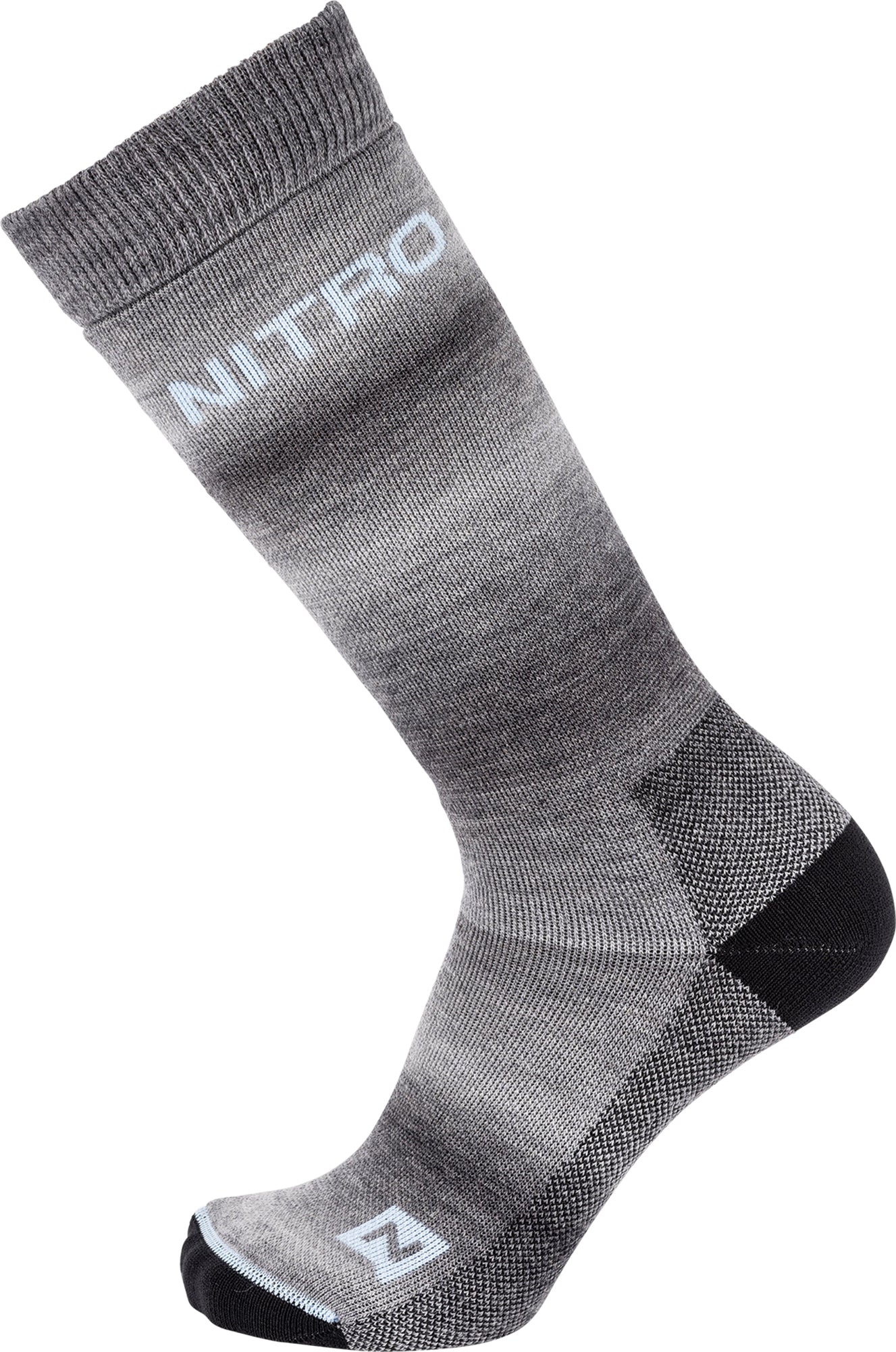 NITRO CLOUD 5 WOMENS GREY FADE SOCKS 2025