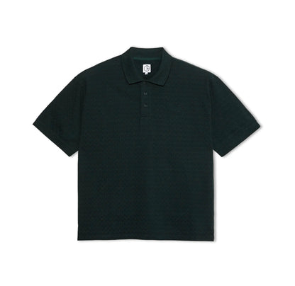 POLAR CHECK SURF POLO SHIRT DARK TEAL