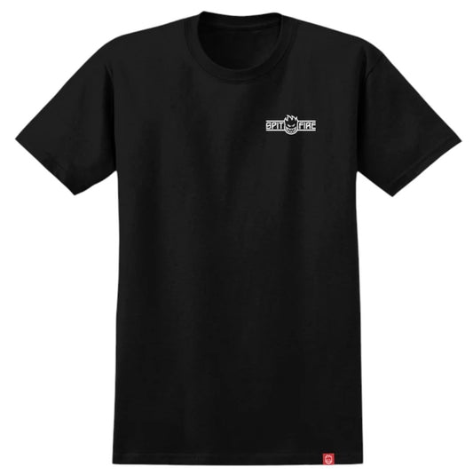 SPITFIRE LIVE TO BURN ARCH II TEE BLACK