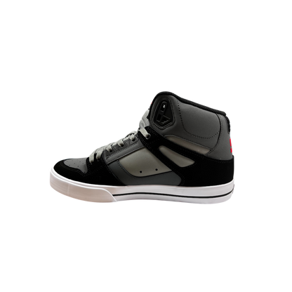DC PURE HI TOP WC GREY/BLACK/RED