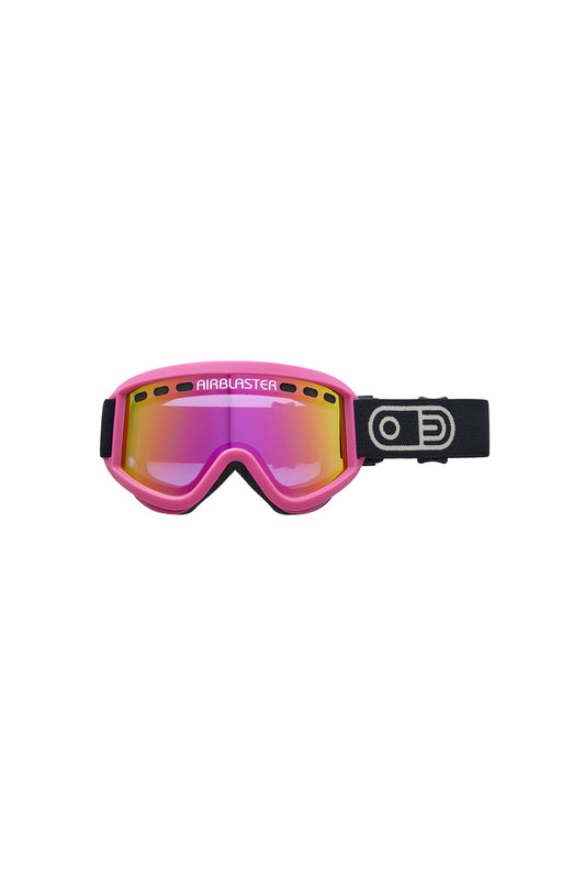 AIRBLASTER AIR GOGGLE HOT PINK MATTE FRAME RED AIR RADIUM LENS