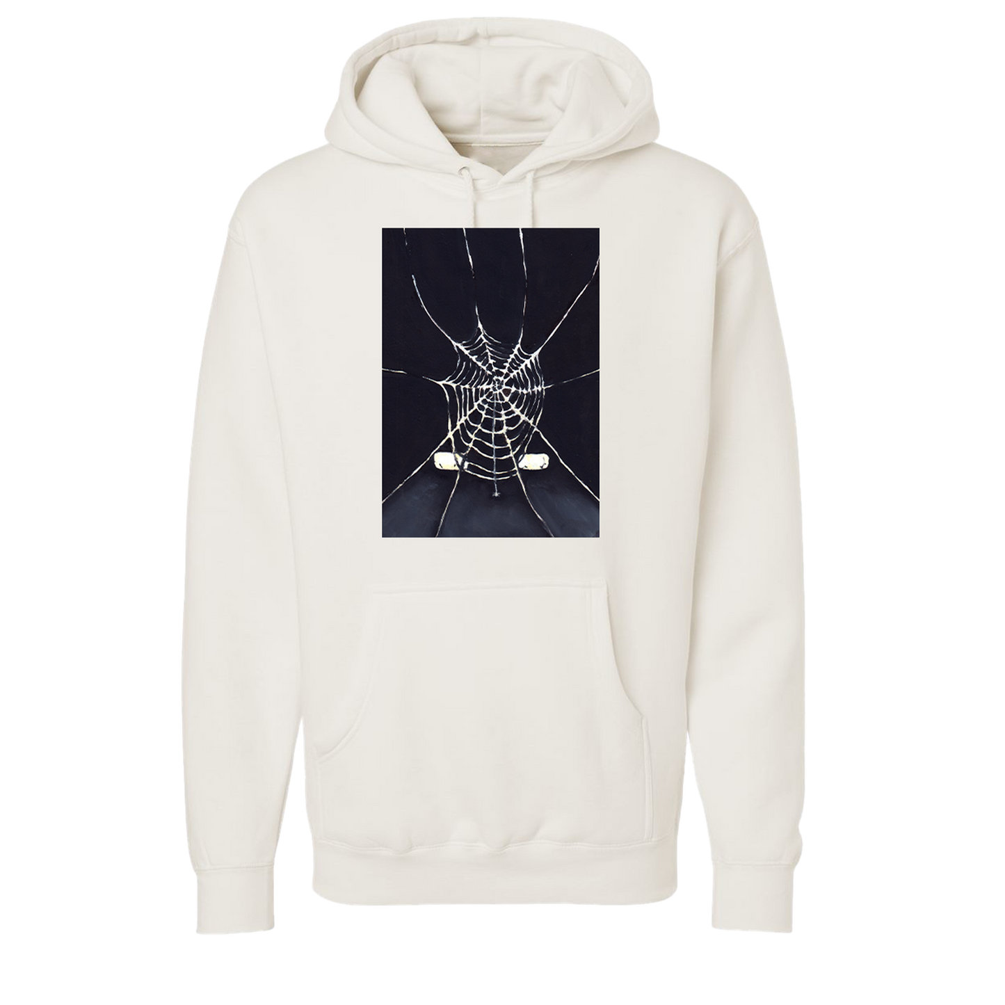 JENNY SPIDER WEB HOODIE BONE