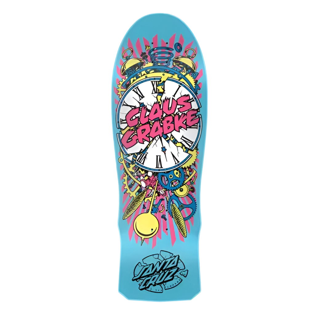 SANTA CRUZ REISSUE DECK GRABKE EXPLODING CLOCK