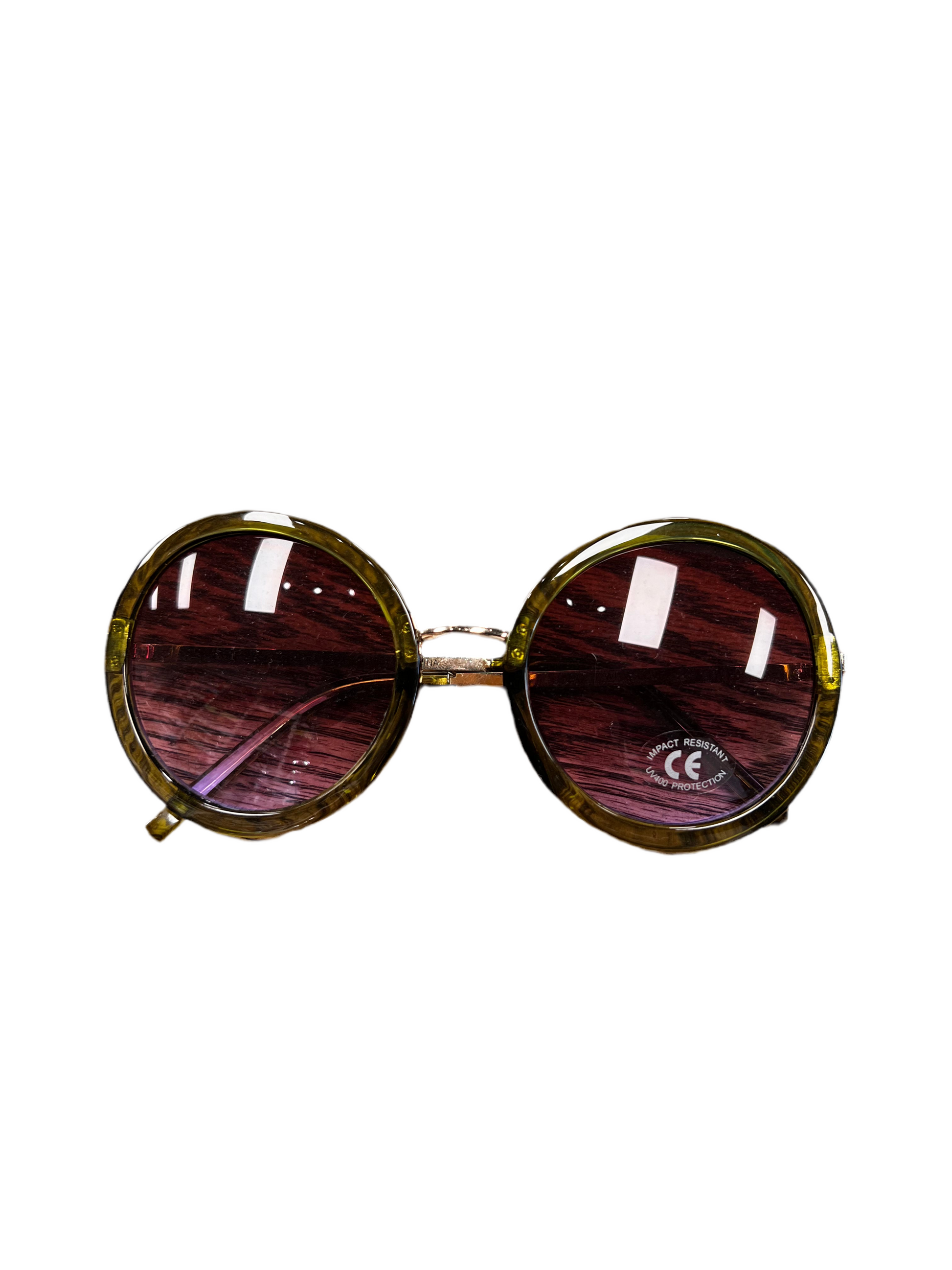 HAPPY HOUR SQUARES SUNGLASSES GREEN PURPLE
