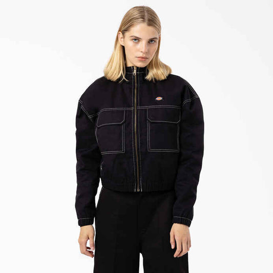 DICKIES WOMENS SAWYERVILLE JACKET BLACK