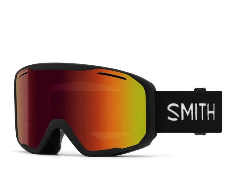 LUNETTES SMITH BLAZER NOIRES ROUGE SOL-X MIROIR