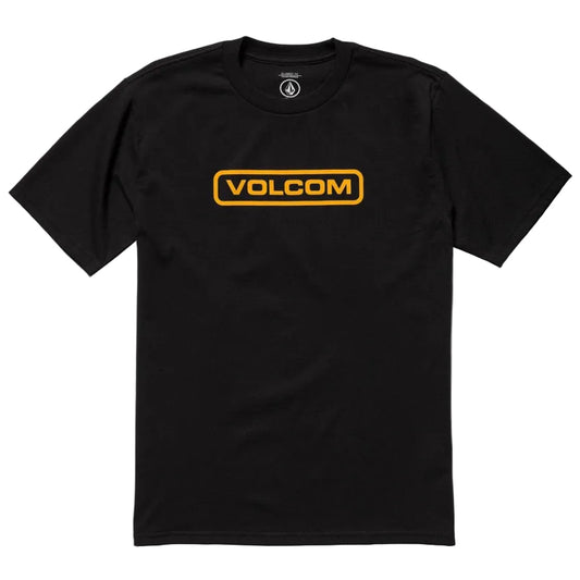 VOLCOM EUROBOX SS TEE BLACK
