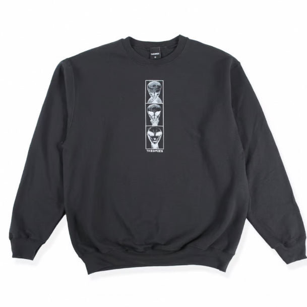 THEORIES ALIEN EVOLUTION 2 CREWNECK NOIR