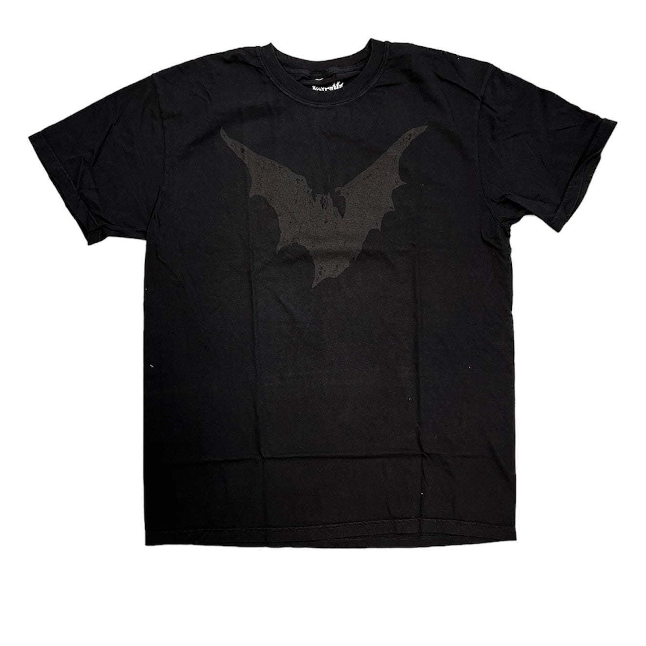 WELCOME X BAUHAUS DEATHLY BLOOM GARMENT DYED TEE BLACK