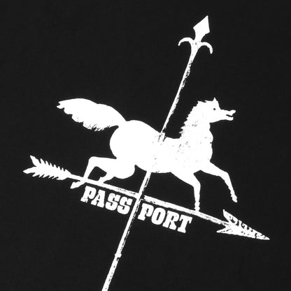 PASSPORT WEATHERVANE TEE BLACK