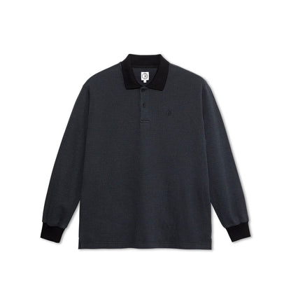 POLAR HOUNDSTOOTH BLACK/ GREY LONGSLEEVE SHIRT