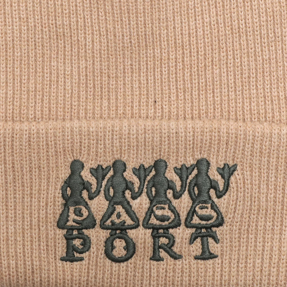 PASSPORT 4 FLOWERS ORGANIC COTTON BEANIE SAND