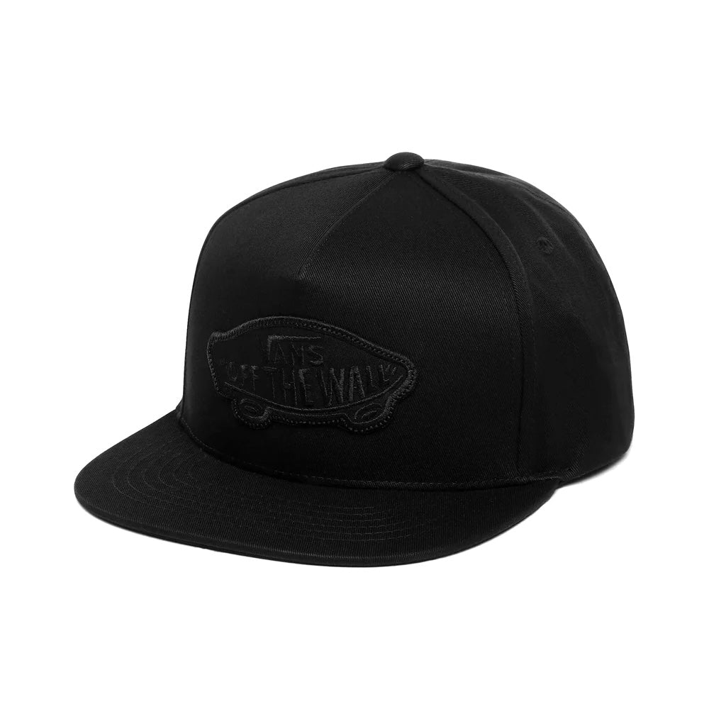 VANS CLASSIC PATCH SNAPBACK HAT BLACK