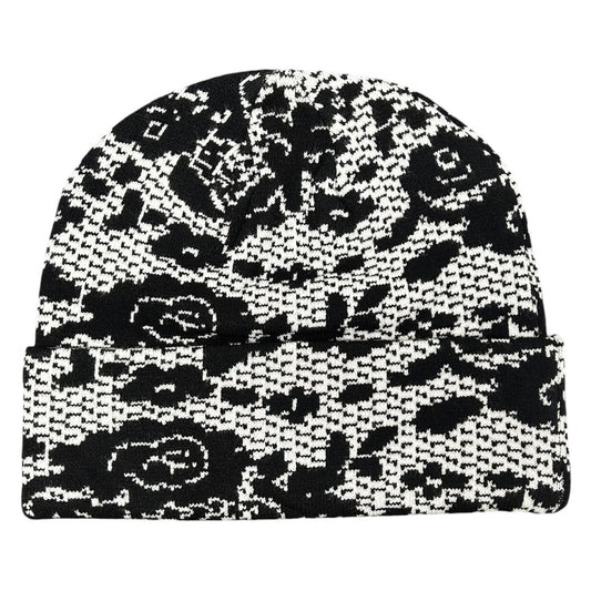 CORDUROY LACE BEANIE WHITE 2027