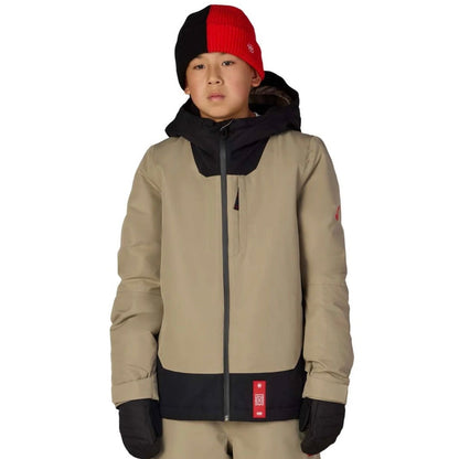 686 BOYS GATEWAY INSULATED JACKET KHAKI COLORBLOCK 2027