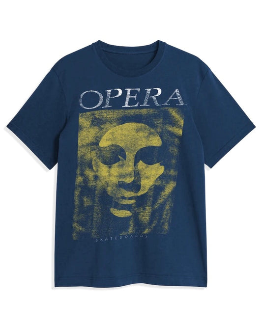 T-SHIRT VINTAGE OPERA MASK MARINE