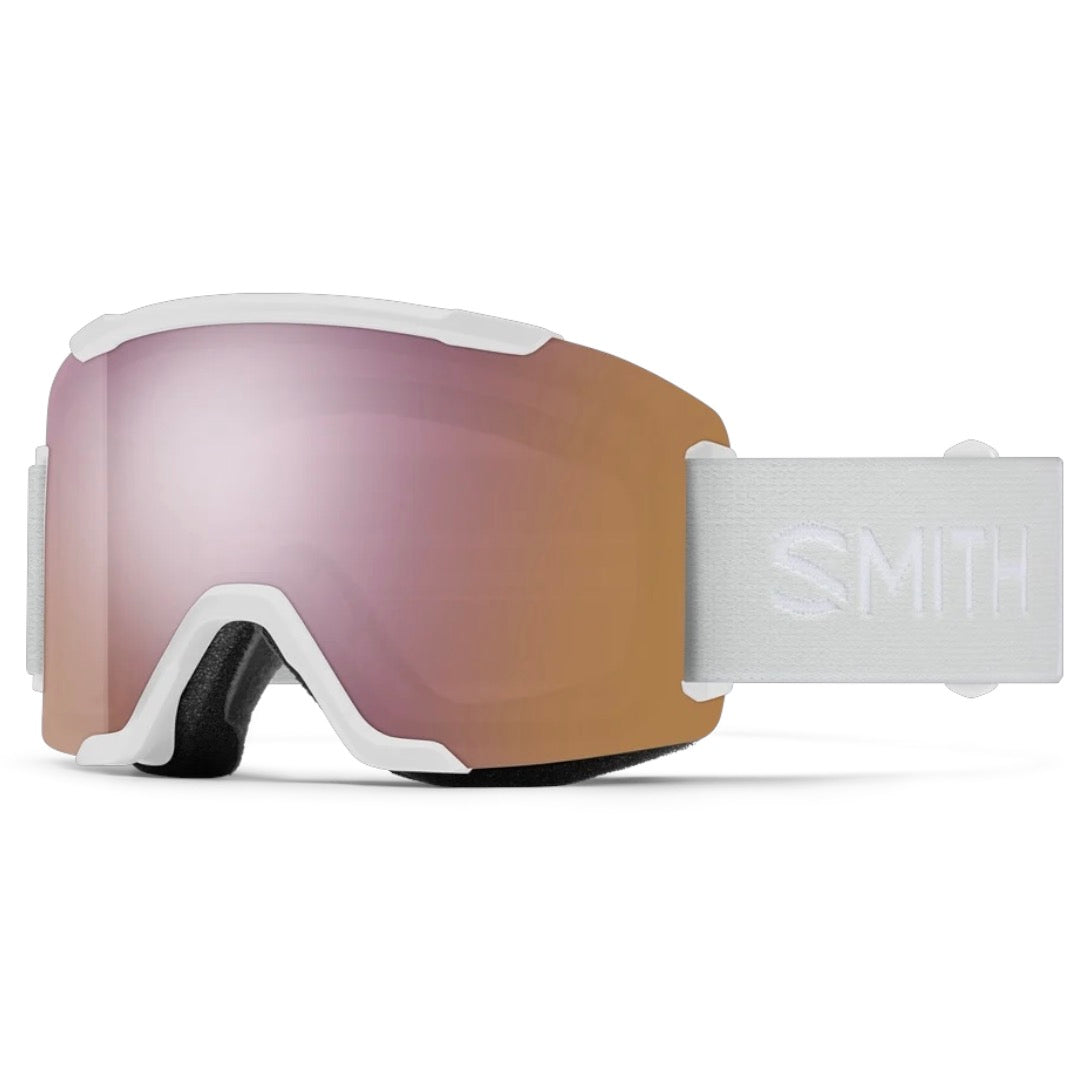 SMITH SQUAD WHITE VAPOR CHROMAPOP EVERYDAY ROSE GOLD MIRROR / CLEAR