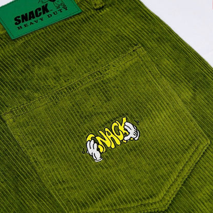 SNACK GOODHANDS CORDUROY PANTS OLIVE