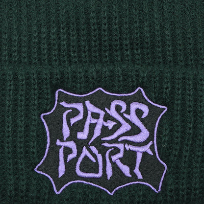 PASSPORT GLYPH BEANIE FOREST GREEN