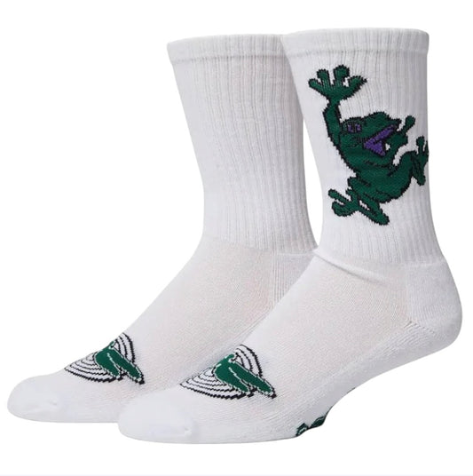 HUF STUCK ON YOU CREW SOCK WHITE