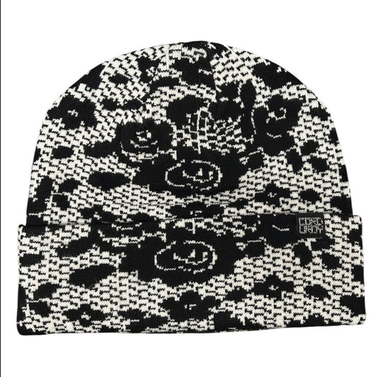 CORDUROY LACE BEANIE WHITE 2027