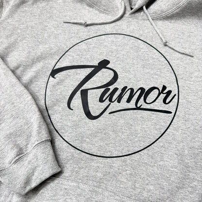 RUMOR CIRCLE LOGO HOODIE GREY