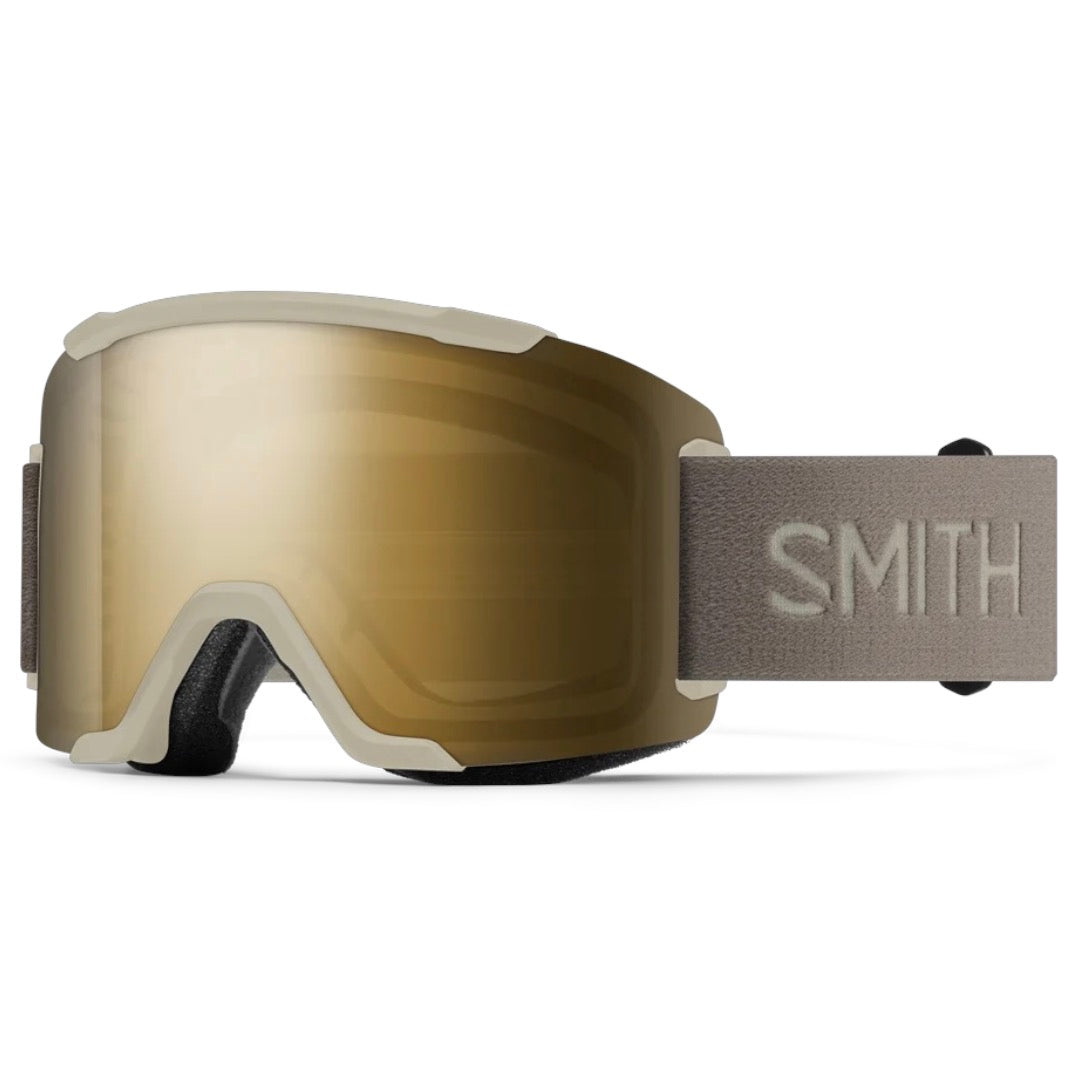 SMITH SQUAD CHALK CHROMAPOP SUN BLACK GOLD MIRROR / YELLOW