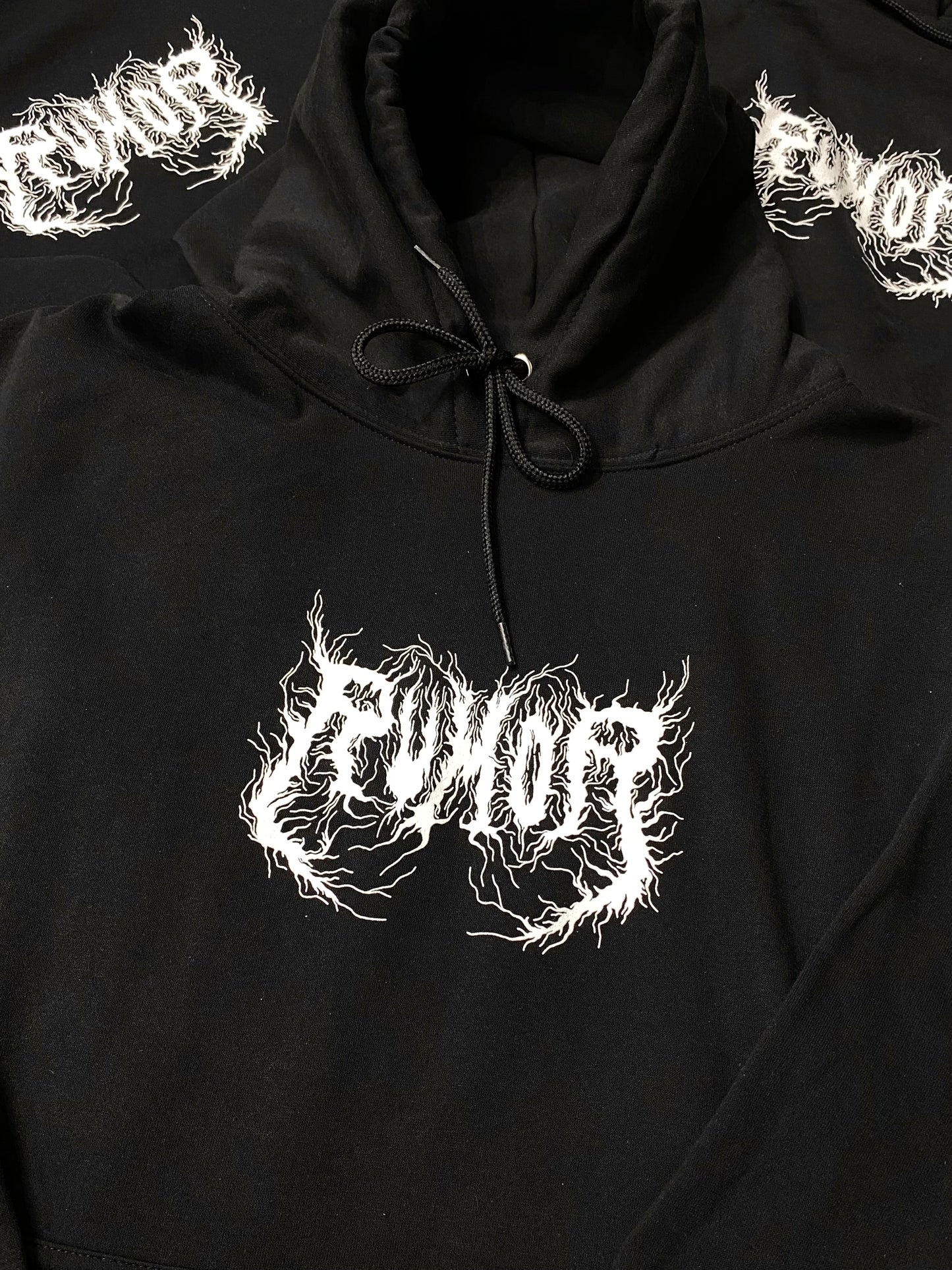 RUMOR BLACK METAL HOODIE BLACK