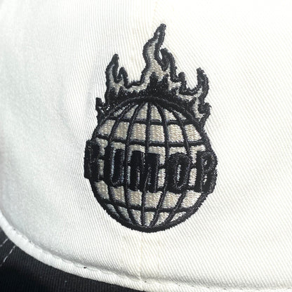 RUMOR BURNING WORLD CREAM BLACK HAT