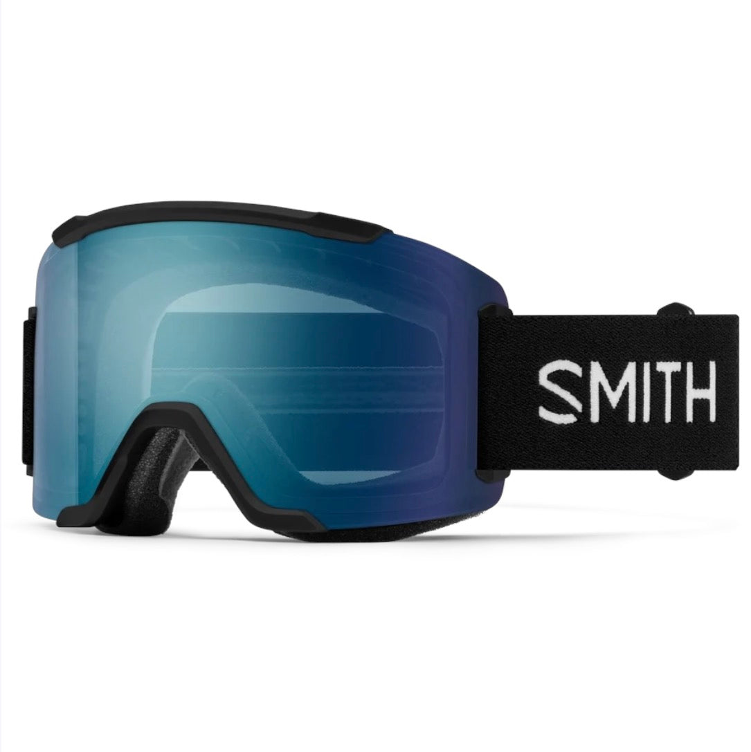 SMITH SQUAD BLACK CHROMAPOP EVERYDAY BLUE MIRROR / CLEAR