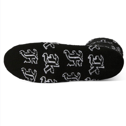 HUF FUCK IT OLD ENGLISH SOCK BLACK