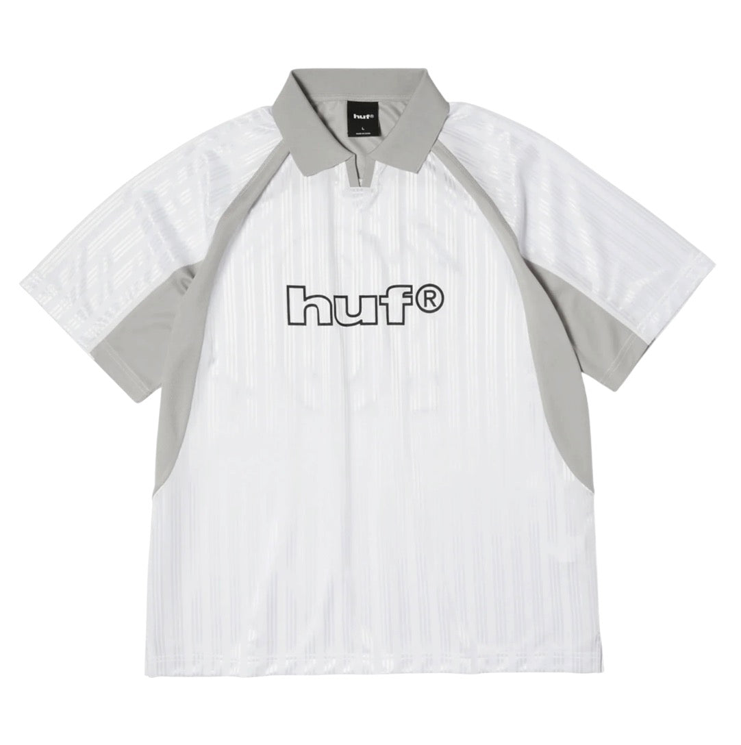 HUF SIDELINE SOCCER JERSEY WHITE