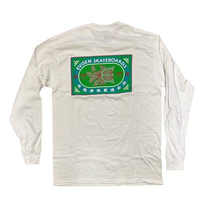 EVISEN HAKKA LOGO LONGSLEEVE WHITE