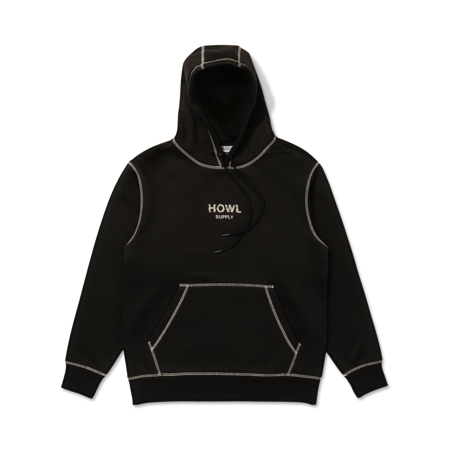 HOWL DWR HOODIE BLACK 2025