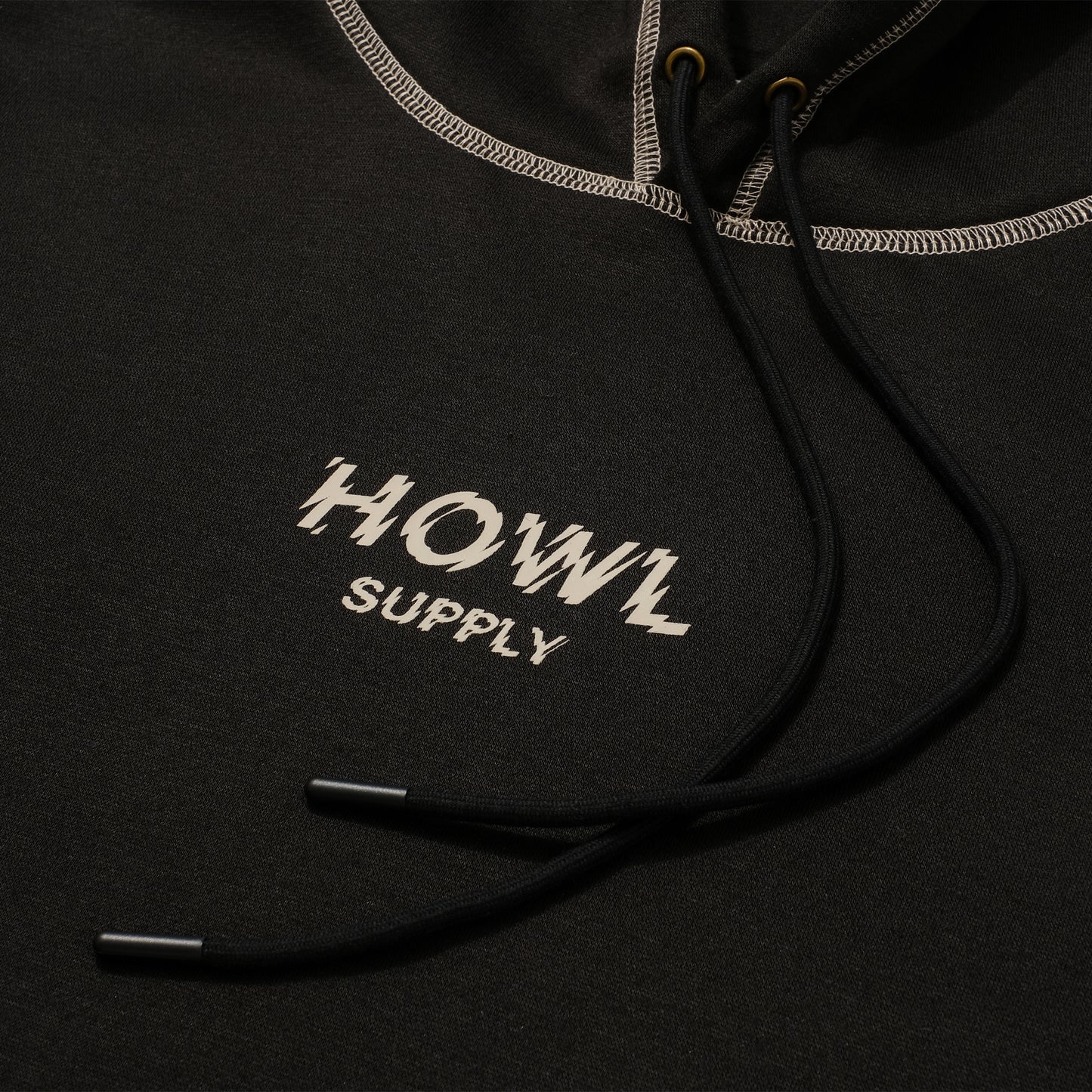 HOWL DWR HOODIE BLACK 2025