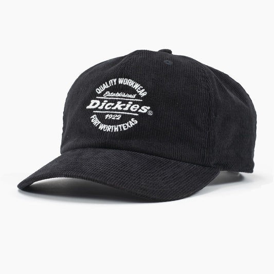 DICKIES CORDUROY CAP BLACK